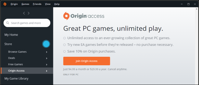 Origin desktop download